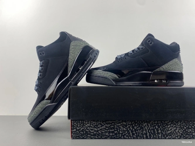 Cheap TB Cat Jordan Air 3 Retro CK9246-168 Black 0728